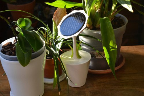 Это зарядное устройство для телефона на солнечной батарее, изготовленное на 45% из биоматериала, имитирует подсолнух!