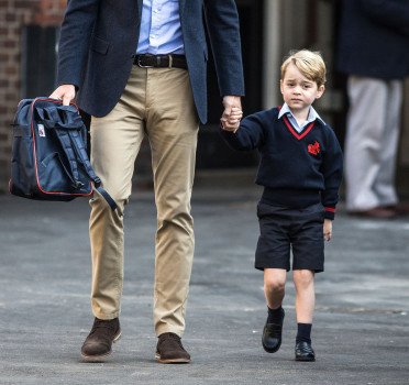 Как первый день в школе принца Джорджа по сравнению с другими молодыми Royals