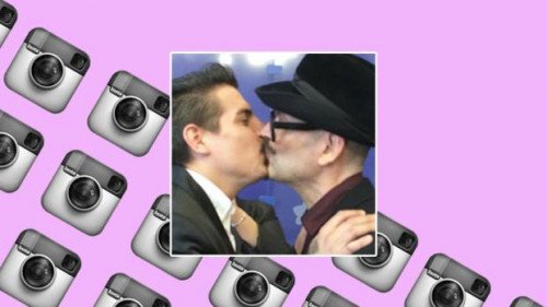 Instagram удалена фотография геев, целуясь в день их свадьбы